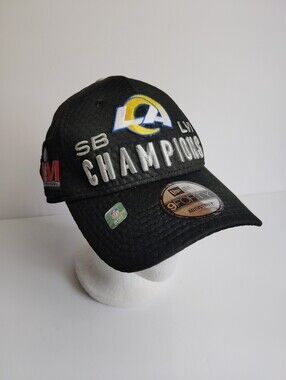 LA Rams Black Super Bowl LVI Champions 9FORTY New Era Snapback O/S